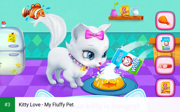 Kitty Love - My Fluffy Pet app screenshot 3
