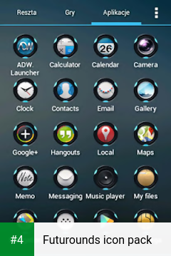 Futurounds icon pack apk screenshot 4