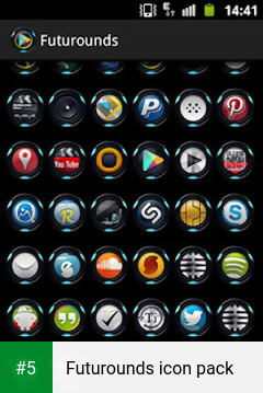 Futurounds icon pack app screenshot 5
