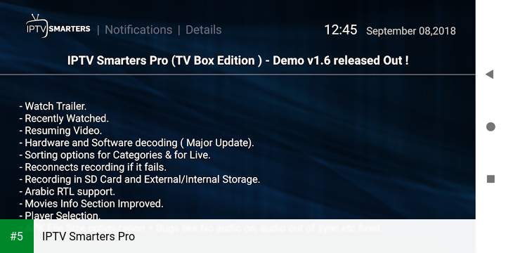 IPTV Smarters Pro app screenshot 5