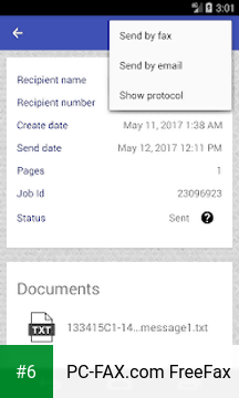 PC-FAX.com FreeFax apk screenshot 6