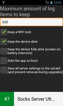 Socks Server Ultimate app screenshot 7