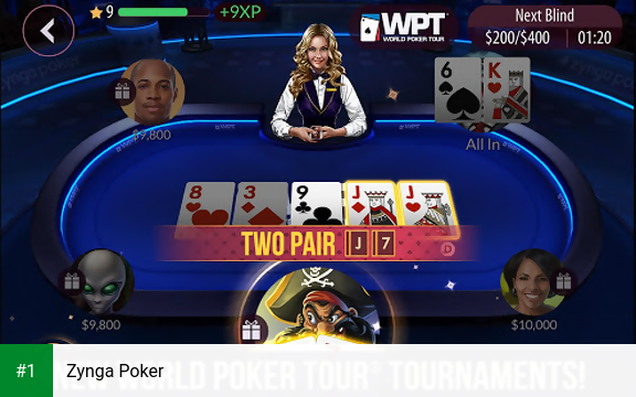 Zynga Poker app screenshot 1