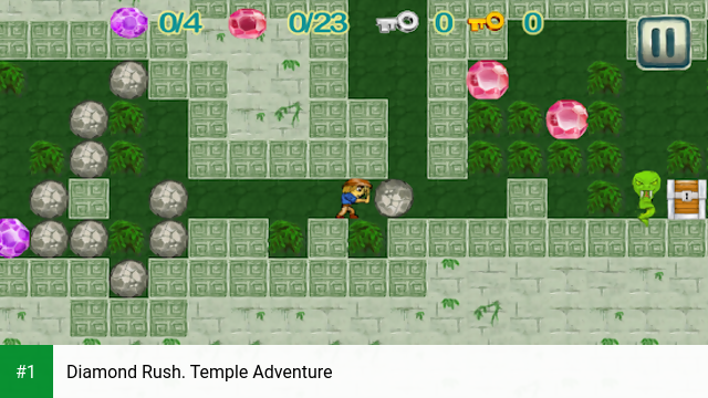 Diamond Rush. Temple Adventure app screenshot 1