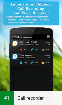 Call recorder app screenshot 1