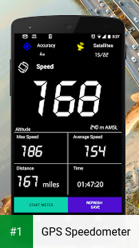 GPS Speedometer app screenshot 1