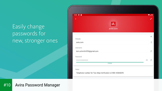 Avira Password Manager apk screenshot 10