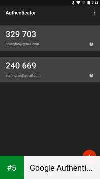 Google Authenticator app screenshot 5