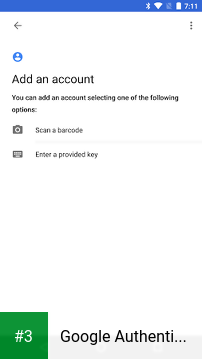 Google Authenticator app screenshot 3
