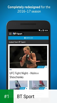BT Sport app screenshot 1