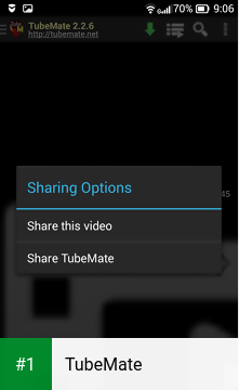 TubeMate app screenshot 1
