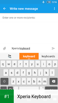 Xperia Keyboard app screenshot 1