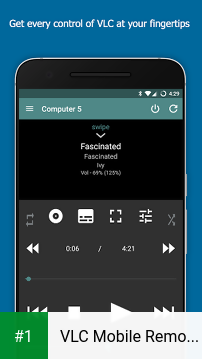 VLC Mobile Remote - PC & Mac app screenshot 1