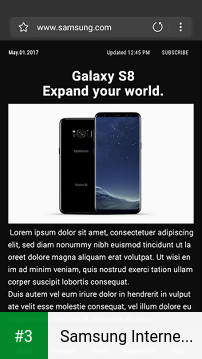 Samsung Internet Browser app screenshot 3