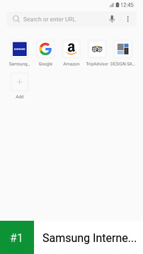 Samsung Internet Browser app screenshot 1