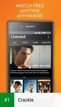 Crackle app screenshot 1