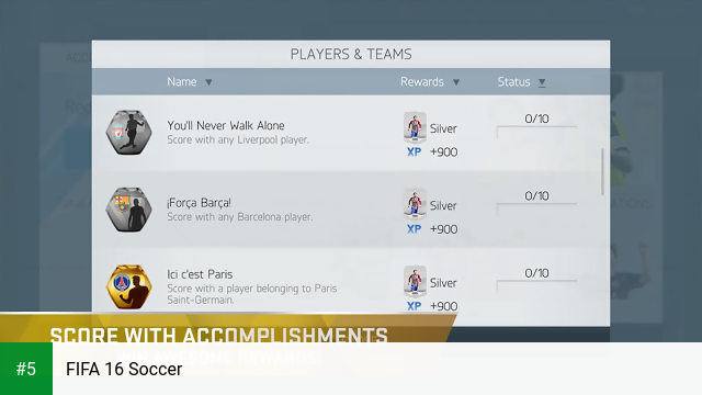 FIFA 16 Soccer app screenshot 5