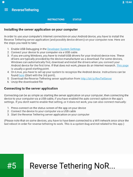 Reverse Tethering NoRoot Free app screenshot 5