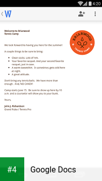 Google Docs apk screenshot 4
