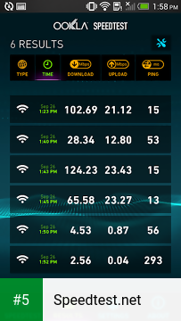 Speedtest.net app screenshot 5