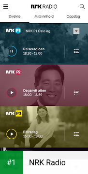 NRK Radio app screenshot 1