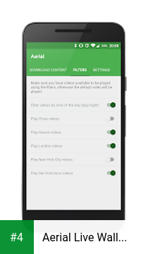 Aerial Live Wallpaper apk screenshot 4