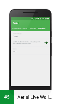 Aerial Live Wallpaper app screenshot 5