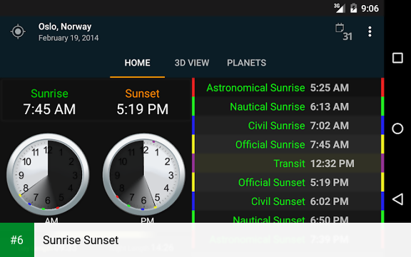 Sunrise Sunset apk screenshot 6