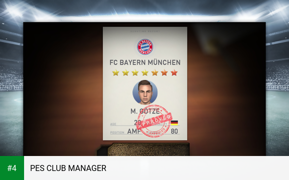 PES CLUB MANAGER apk screenshot 4