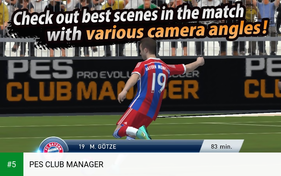 PES CLUB MANAGER app screenshot 5