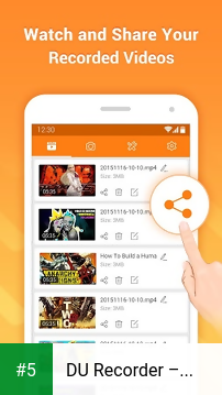 DU Recorder – Screen Recorder, Video Editor, Live app screenshot 5