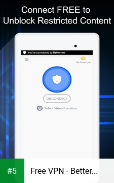 Free VPN - Betternet VPN Proxy & Wi-Fi Security app screenshot 5