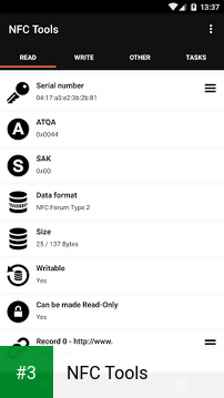 NFC Tools app screenshot 3