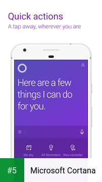 Microsoft Cortana app screenshot 5