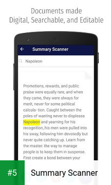 Summary Scanner app screenshot 5