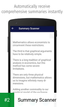 Summary Scanner apk screenshot 2