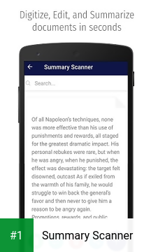 Summary Scanner app screenshot 1