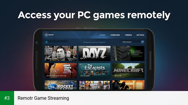 Remotr Game Streaming app screenshot 3