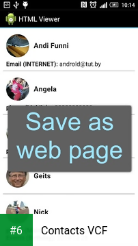 Contacts VCF apk screenshot 6