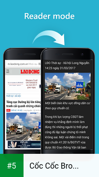 Cốc Cốc Browser app screenshot 5