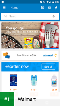 Walmart app screenshot 1