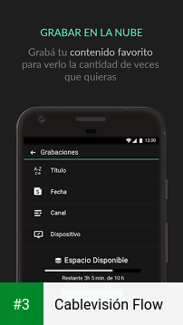 Cablevisión Flow app screenshot 3
