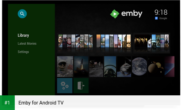 Emby for Android TV app screenshot 1
