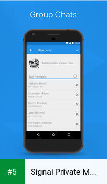 Signal Private Messenger app screenshot 5