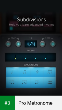Pro Metronome app screenshot 3