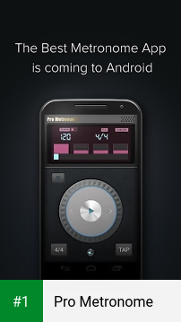 Pro Metronome app screenshot 1