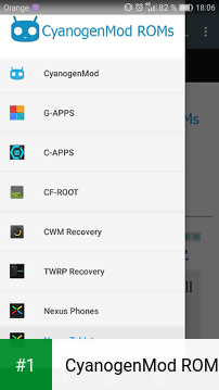CyanogenMod ROMs app screenshot 1