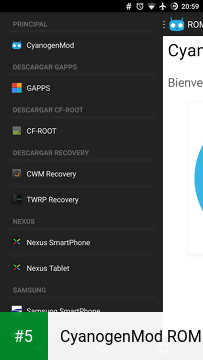 CyanogenMod ROMs app screenshot 5