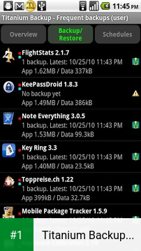 Titanium Backup root app screenshot 1