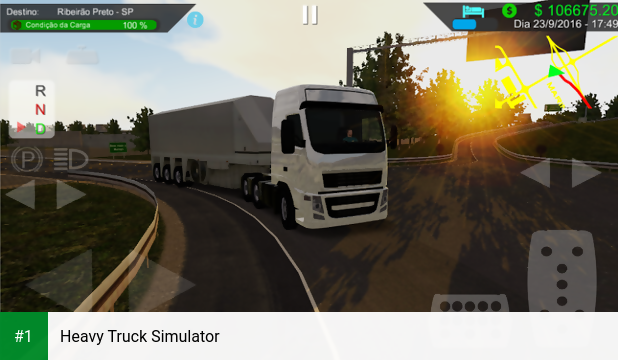 Heavy Truck Simulator app screenshot 1